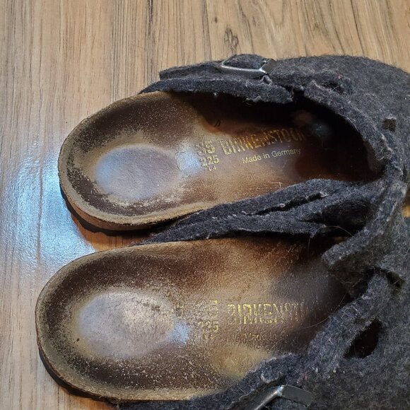 Birkenstock Wool Felt Clogs Gray Size 35 women's 4/4.5 - Picture 6 of 6